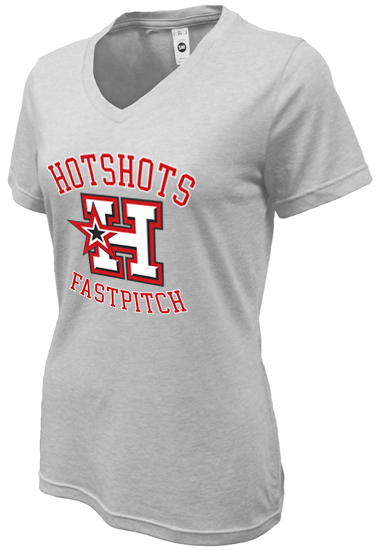 Women Soft-Tek Blend V-neck T-Shirt
