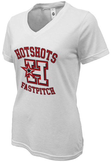 Women Soft-Tek Blend V-neck T-Shirt