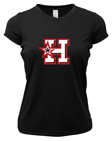 Women Soft-Tek Blend V-neck T-Shirt