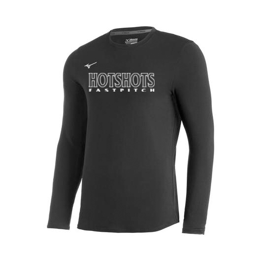 "HOTSHOTS FASTPITCH" Stacked Logo COMP DIAMOND LS CREW