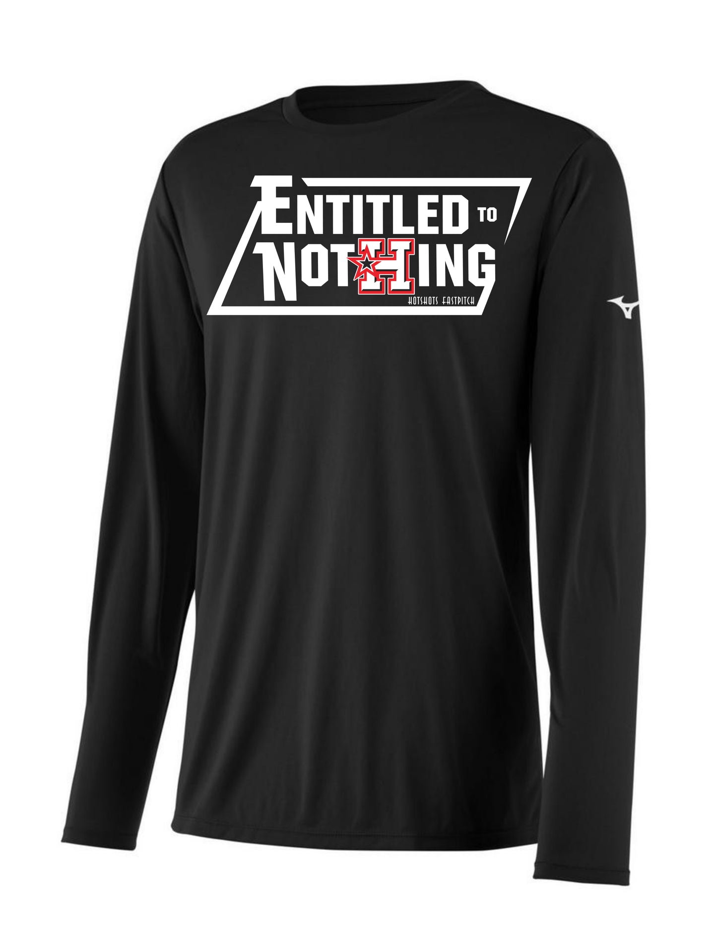MIZUNO NXT "ENTITLED TO NOTHING" LOGO