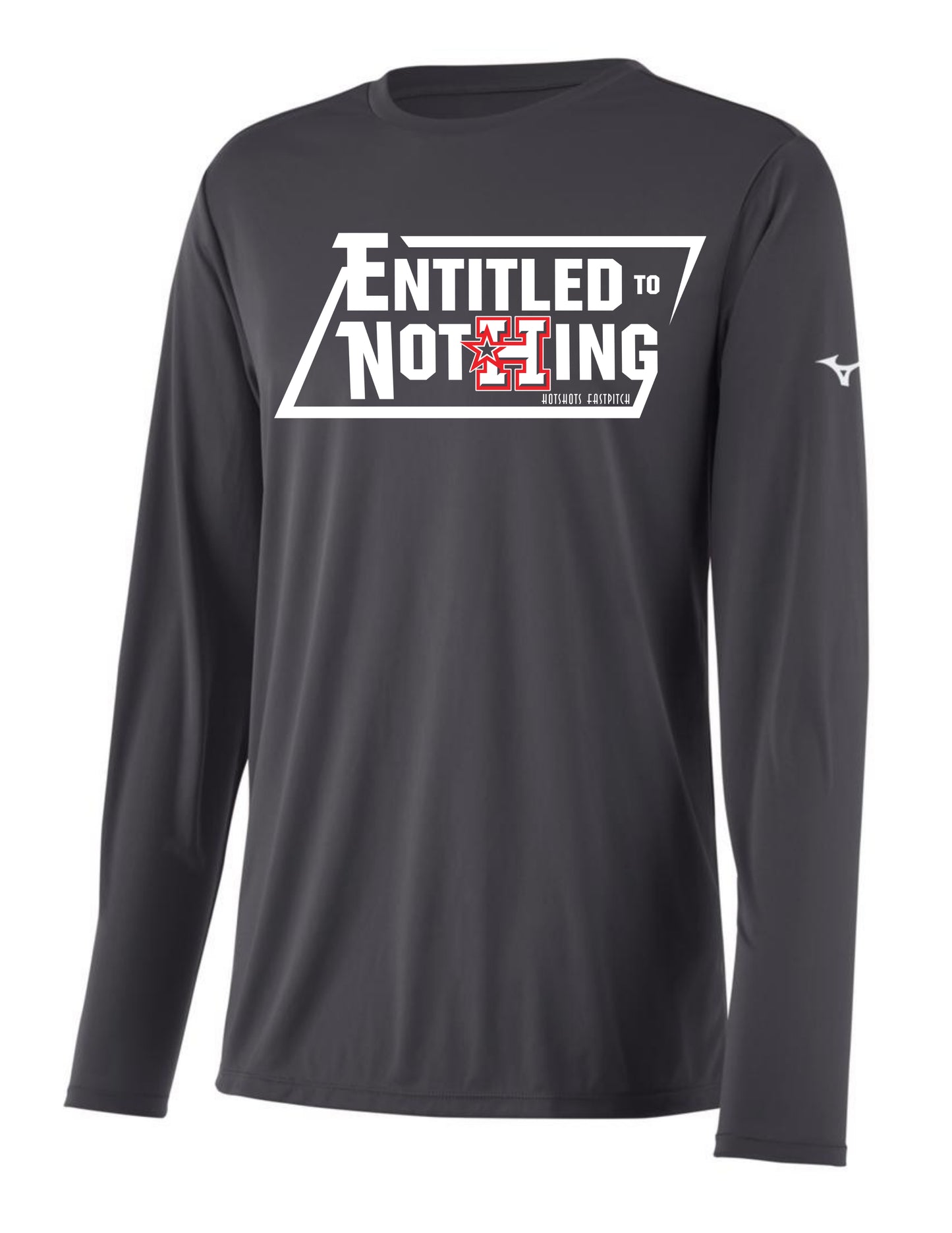 MIZUNO NXT "ENTITLED TO NOTHING" LOGO