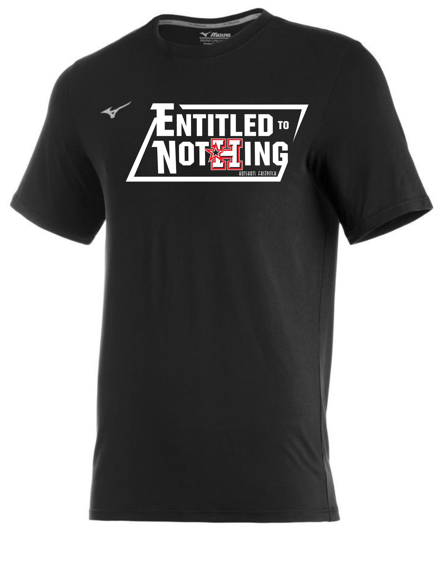 COMP DIAMOND SS CREW "Entitled to Nothing" Logo