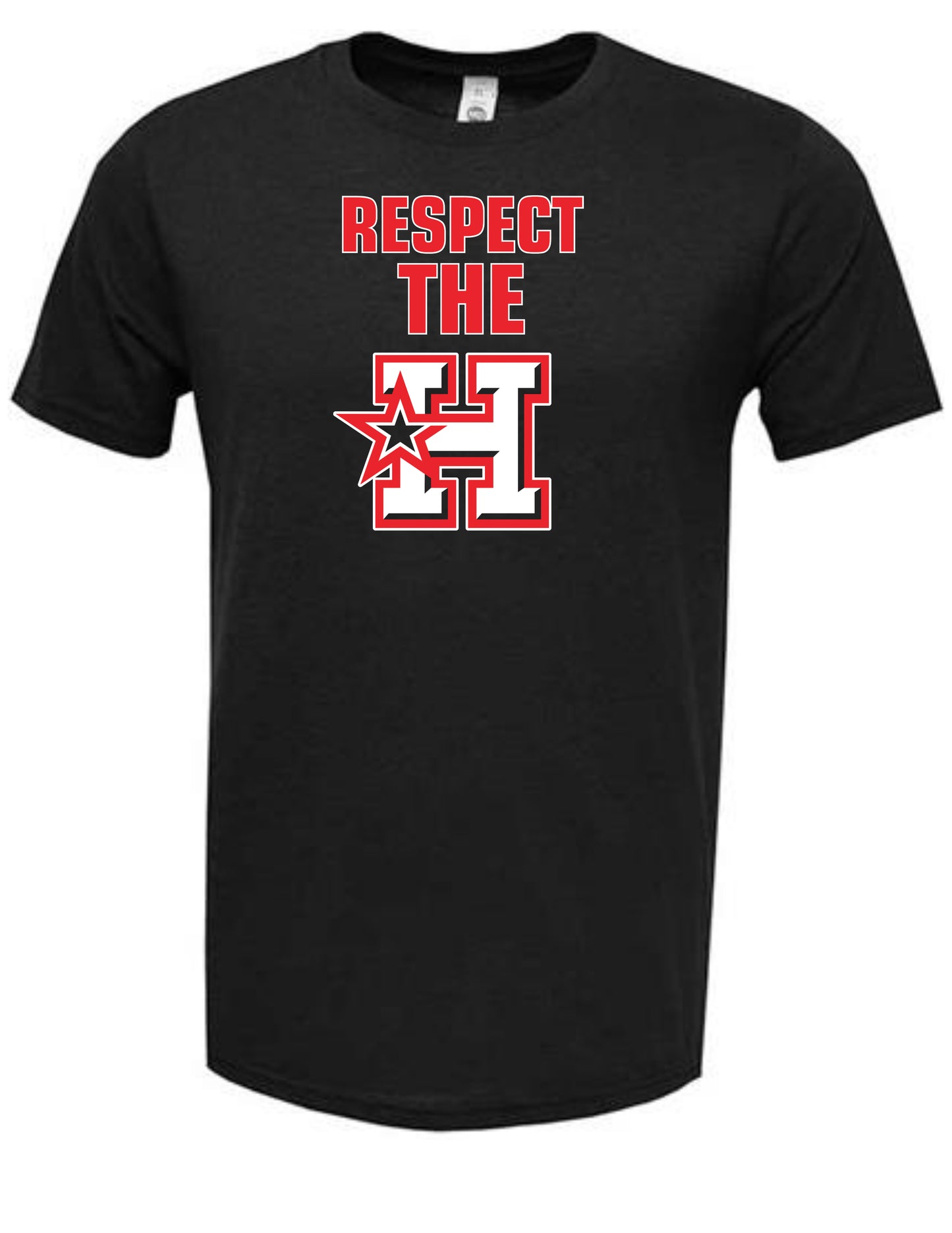 "Entitled to Nothing or Respect the H" Logo Adult Soft-Tek Blend T-Shirt