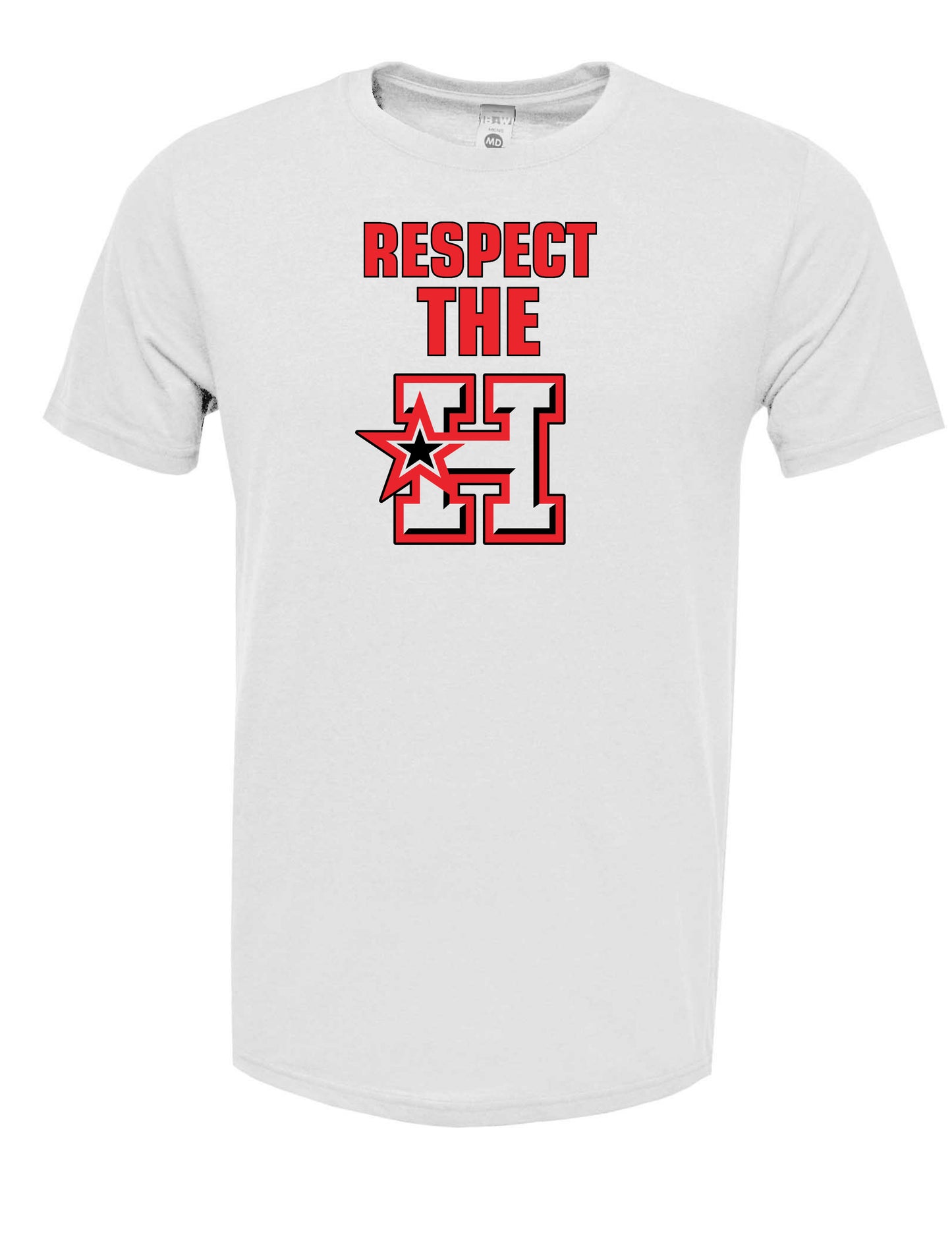 "Entitled to Nothing or Respect the H" Logo Adult Soft-Tek Blend T-Shirt