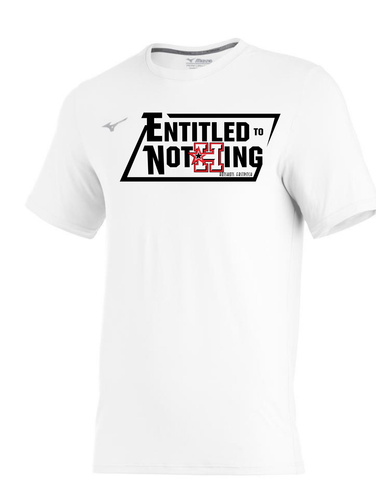 COMP DIAMOND SS CREW "Entitled to Nothing" Logo