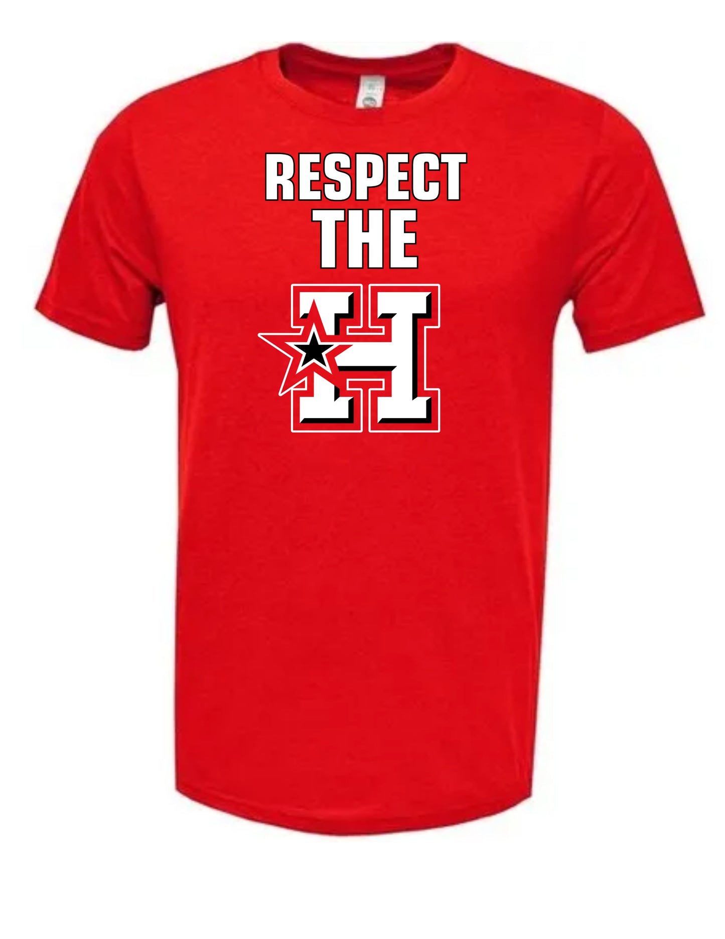 "Entitled to Nothing or Respect the H" Logo Adult Soft-Tek Blend T-Shirt