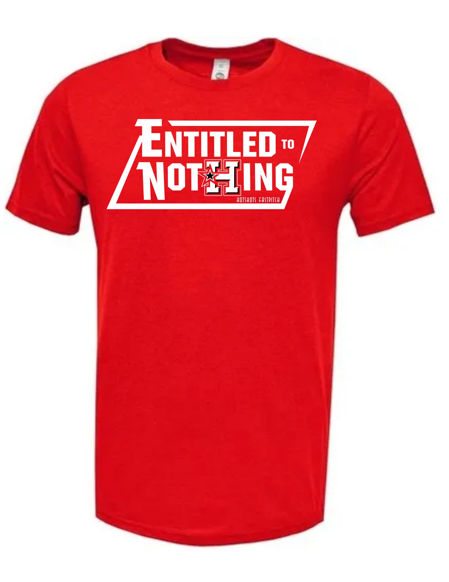"Entitled to Nothing or Respect the H" Logo Adult Soft-Tek Blend T-Shirt