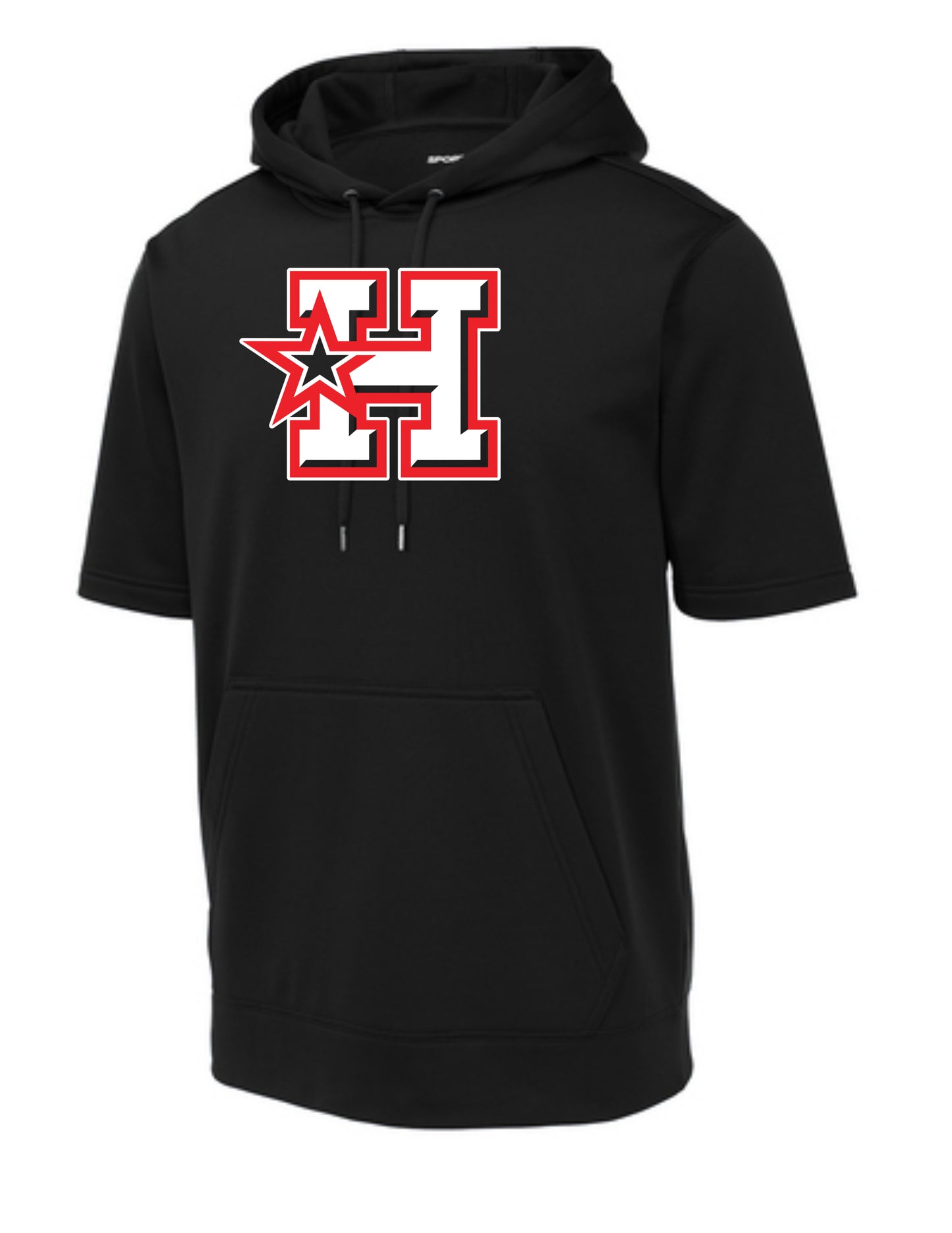Sport-Tek ® Sport-Wick ® Fleece Short Sleeve Hooded Pullover