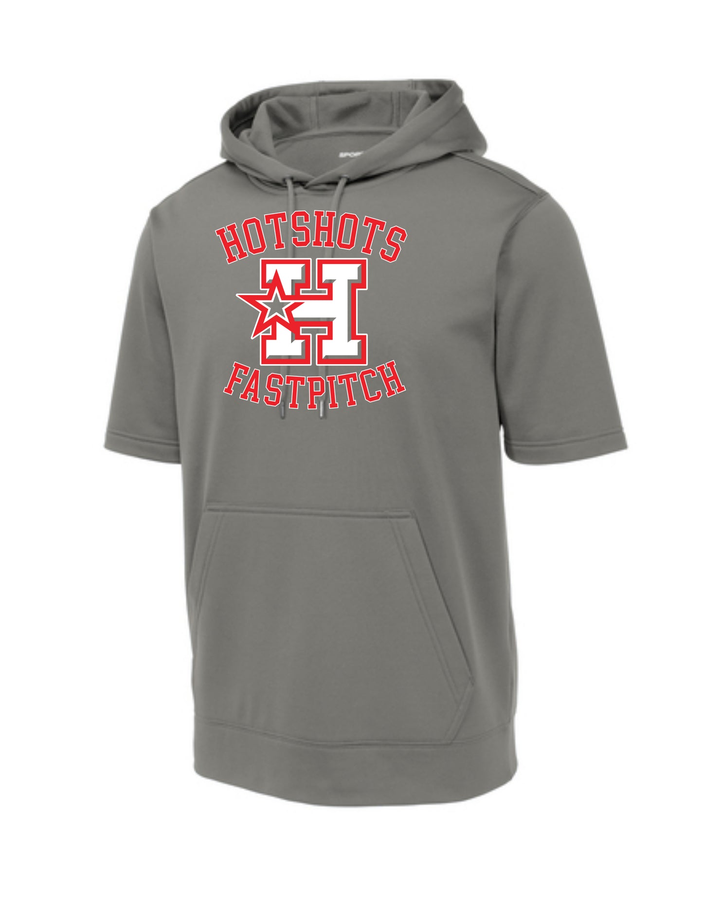 Sport-Tek ® Sport-Wick ® Fleece Short Sleeve Hooded Pullover