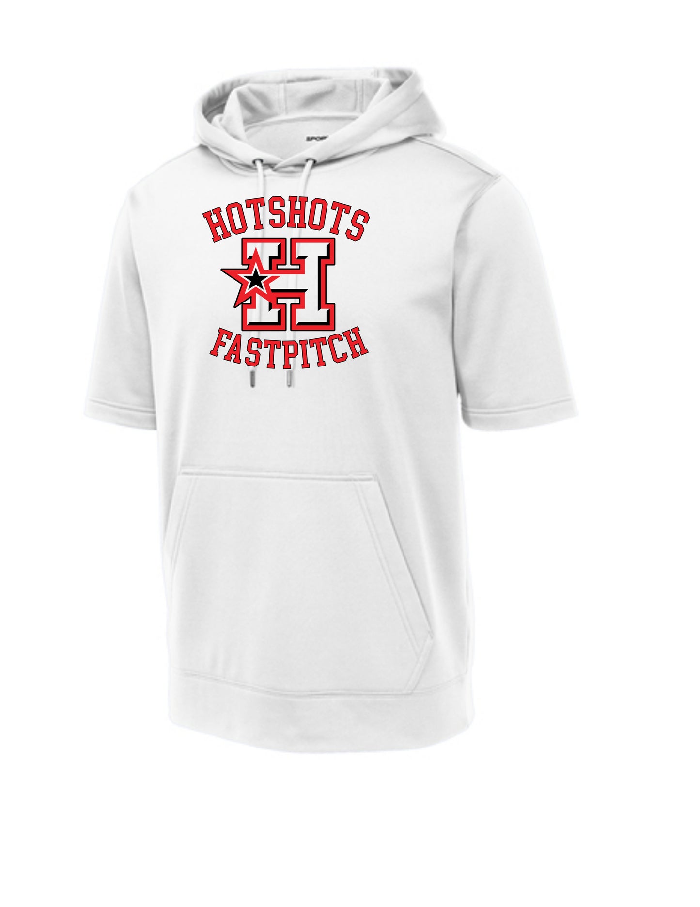 Sport-Tek ® Sport-Wick ® Fleece Short Sleeve Hooded Pullover
