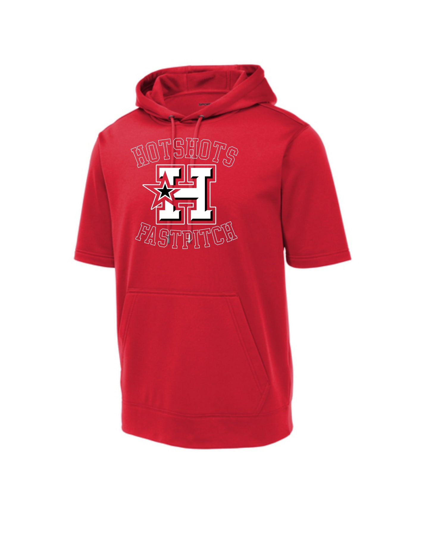 Sport-Tek ® Sport-Wick ® Fleece Short Sleeve Hooded Pullover