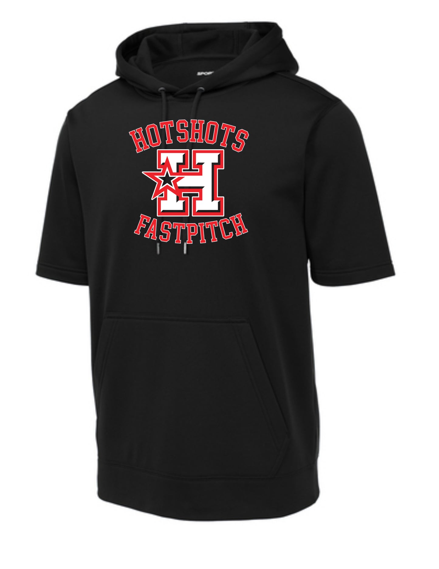 Sport-Tek ® Sport-Wick ® Fleece Short Sleeve Hooded Pullover