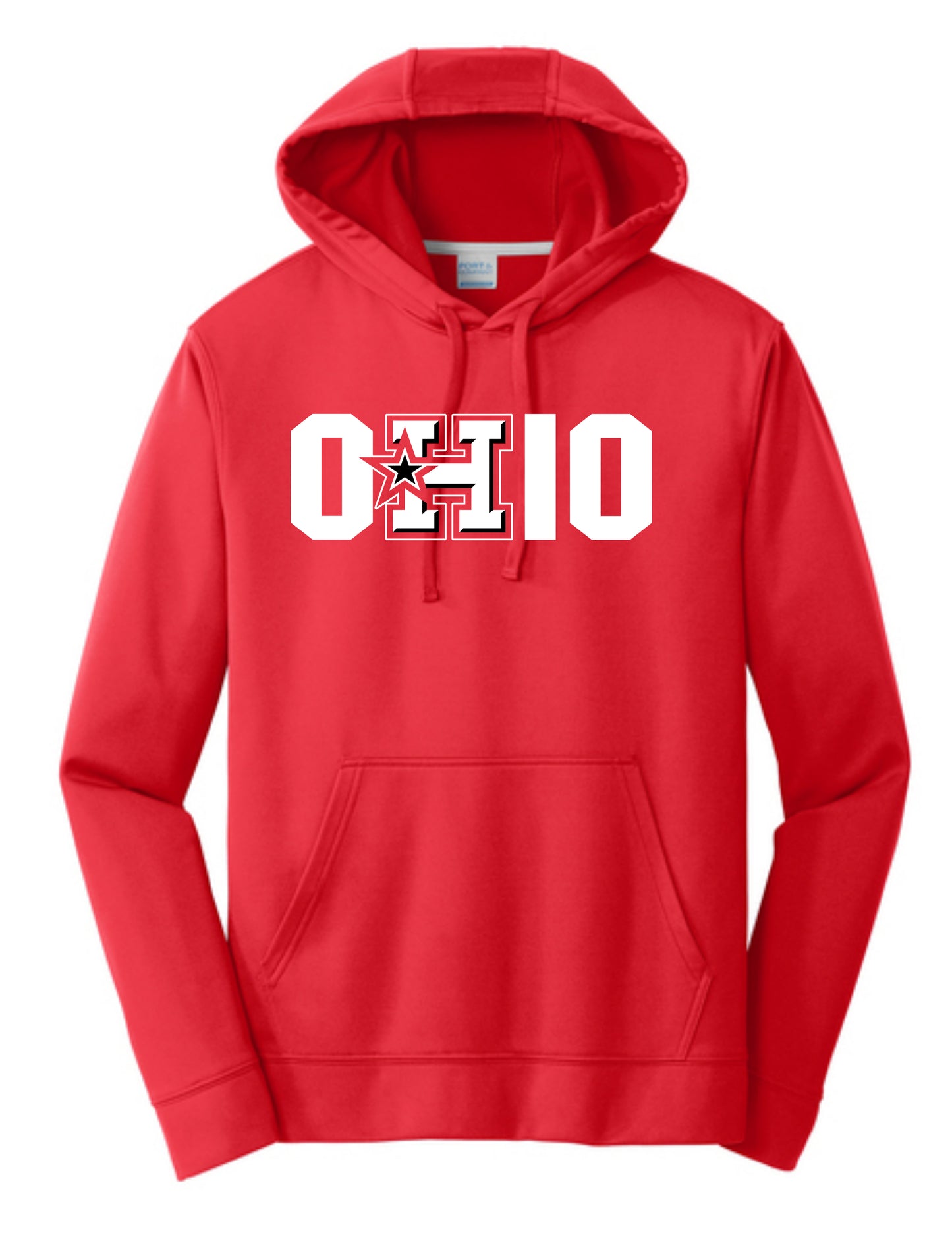 "OHIO/OHIO HSFP" logo Port & Company® Performance Fleece Pullover Hooded Sweatshirt