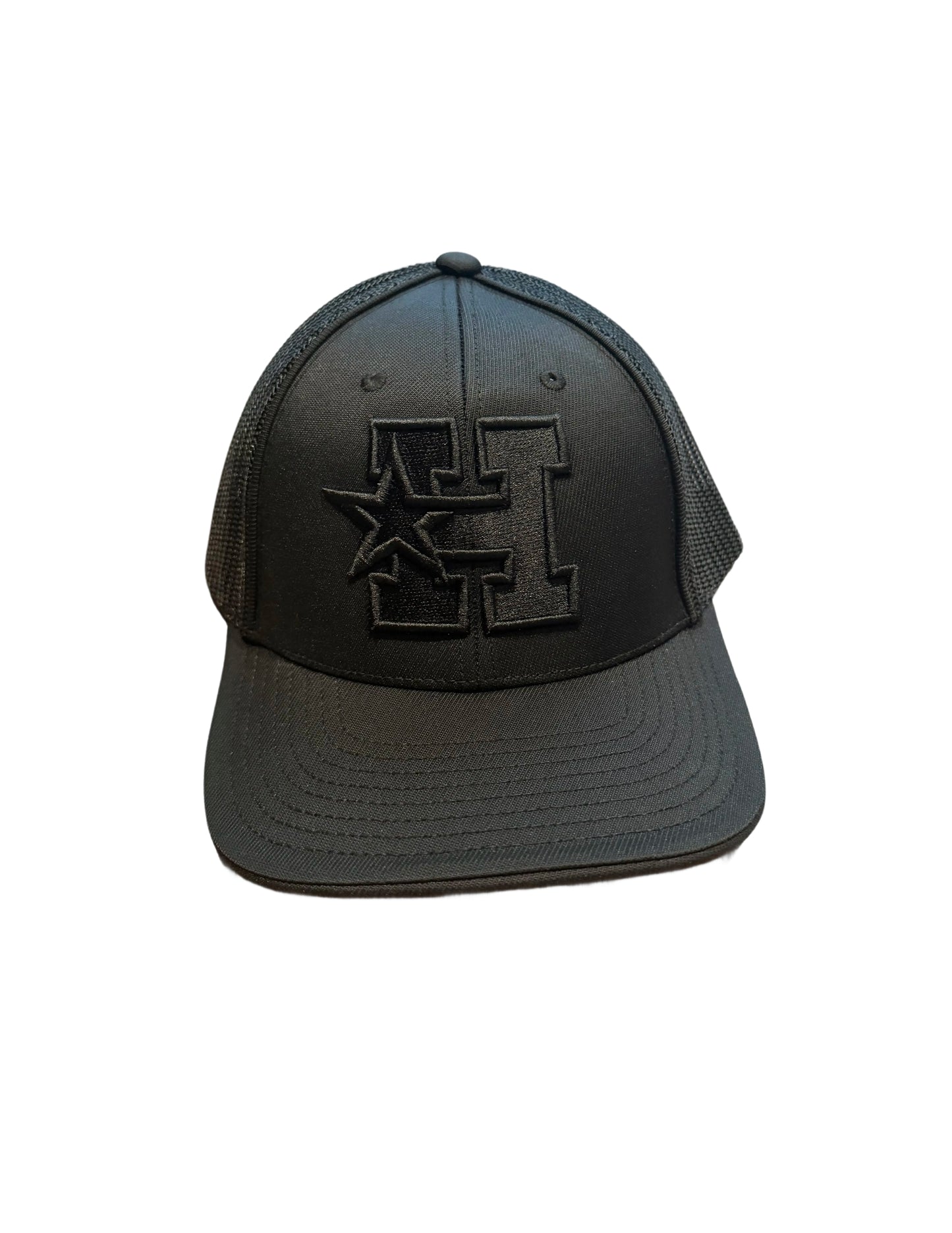 Pacific Fitted all Black with Puff H
