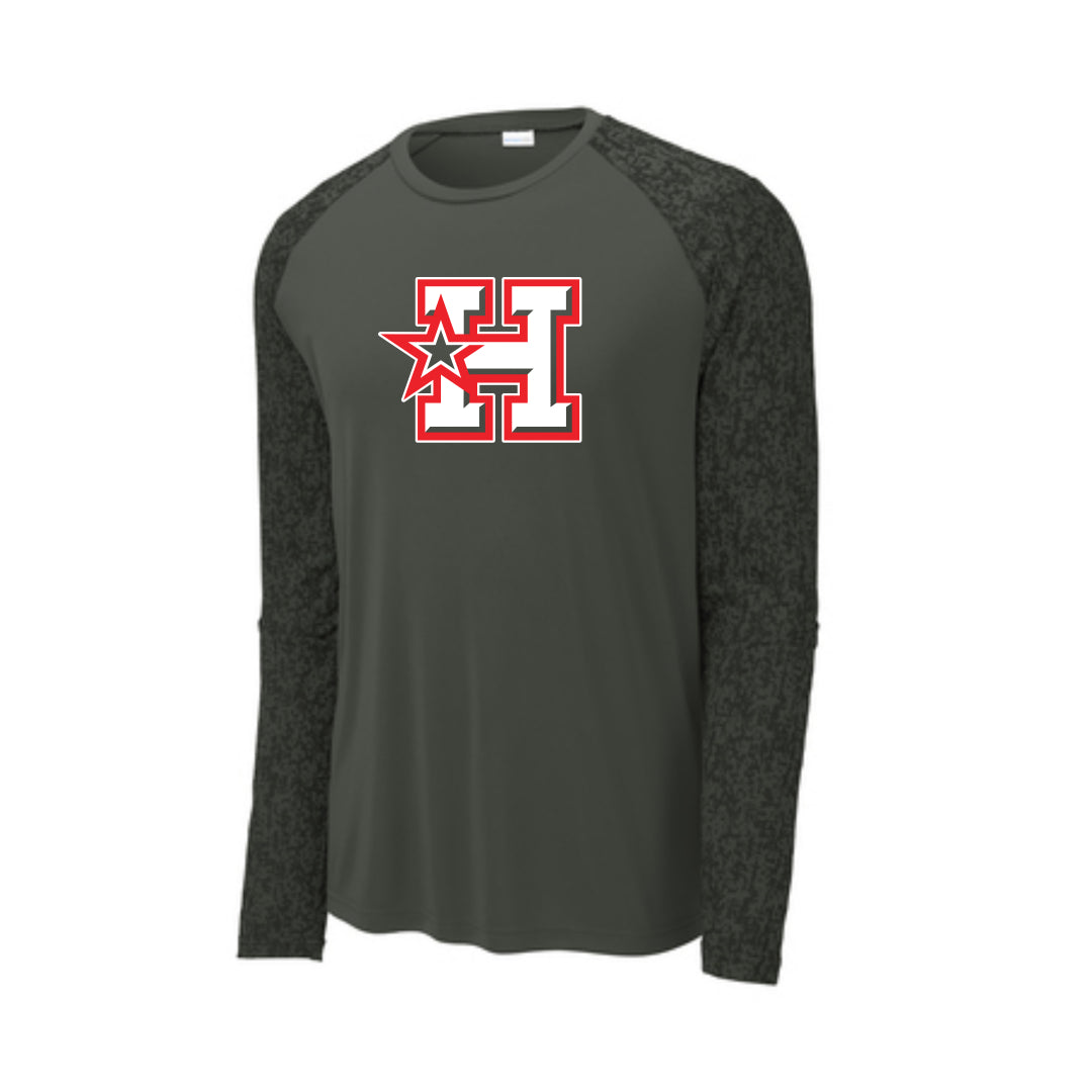 Sport-Tek ® Long Sleeve Digi Camo Tee "H logo"