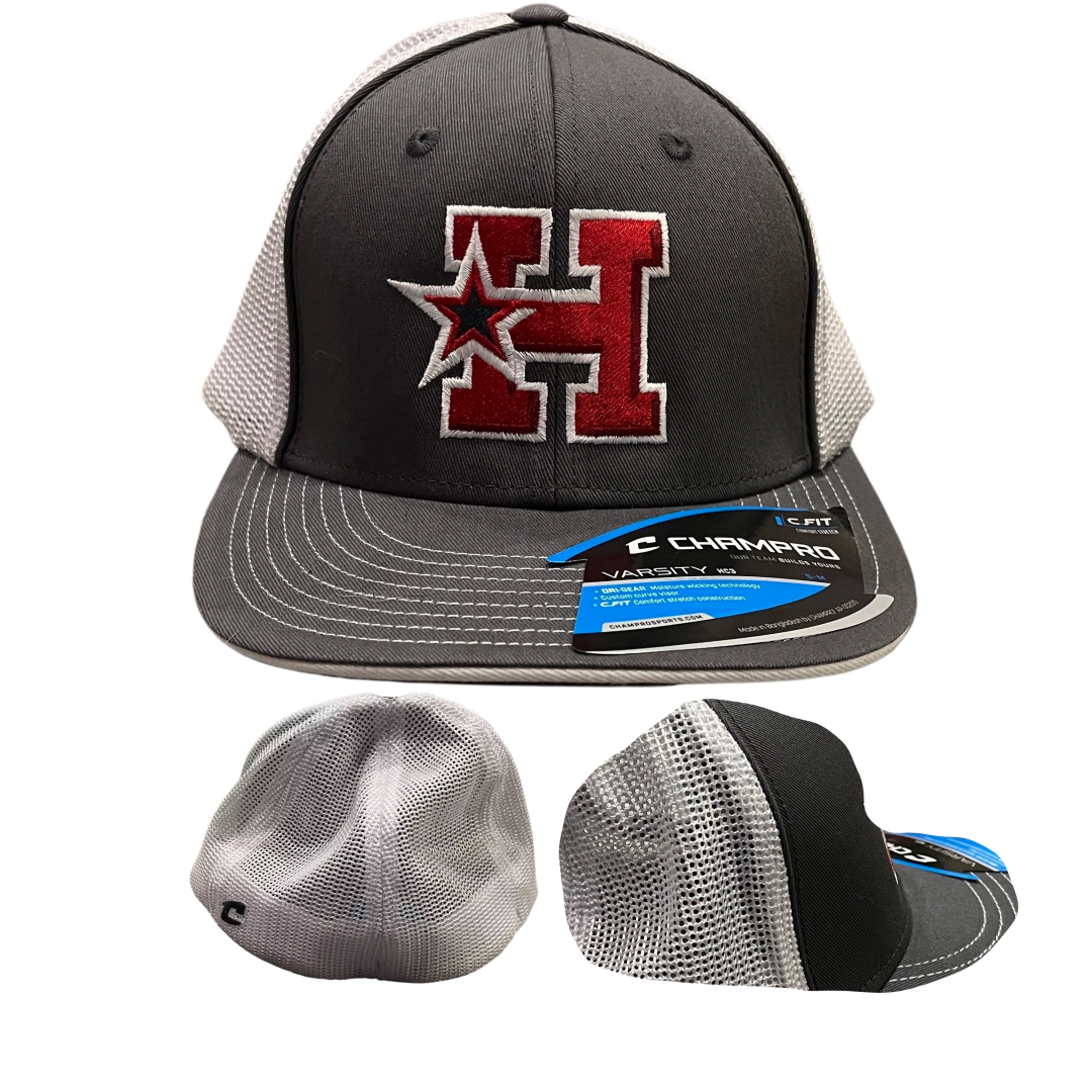 Champro Gray/White Fitted Hat