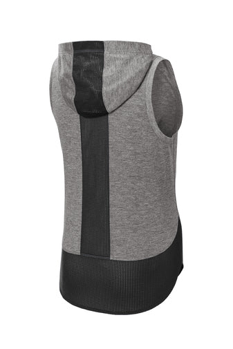 Sport-Tek® Women's PosiCharge ® Tri-Blend Wicking Draft Hoodie Tank