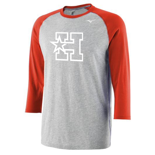 MEN'S MIZUNO 3/4 BASEBALL PRACTICE TEE