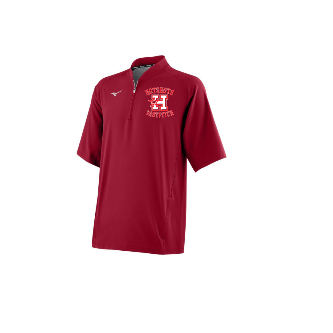 MIZUNO MENS SHORT SLEEVE HITTING JACKET