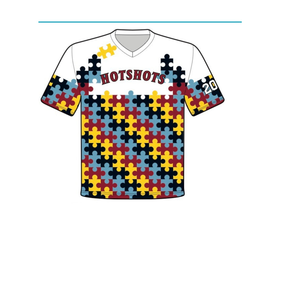 Sublimated Dri Fit Autism Jersey