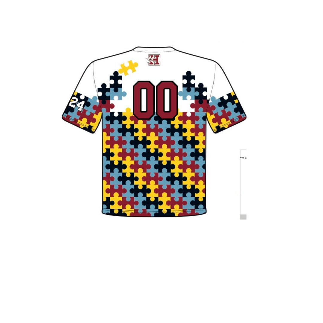 Sublimated Dri Fit Autism Jersey