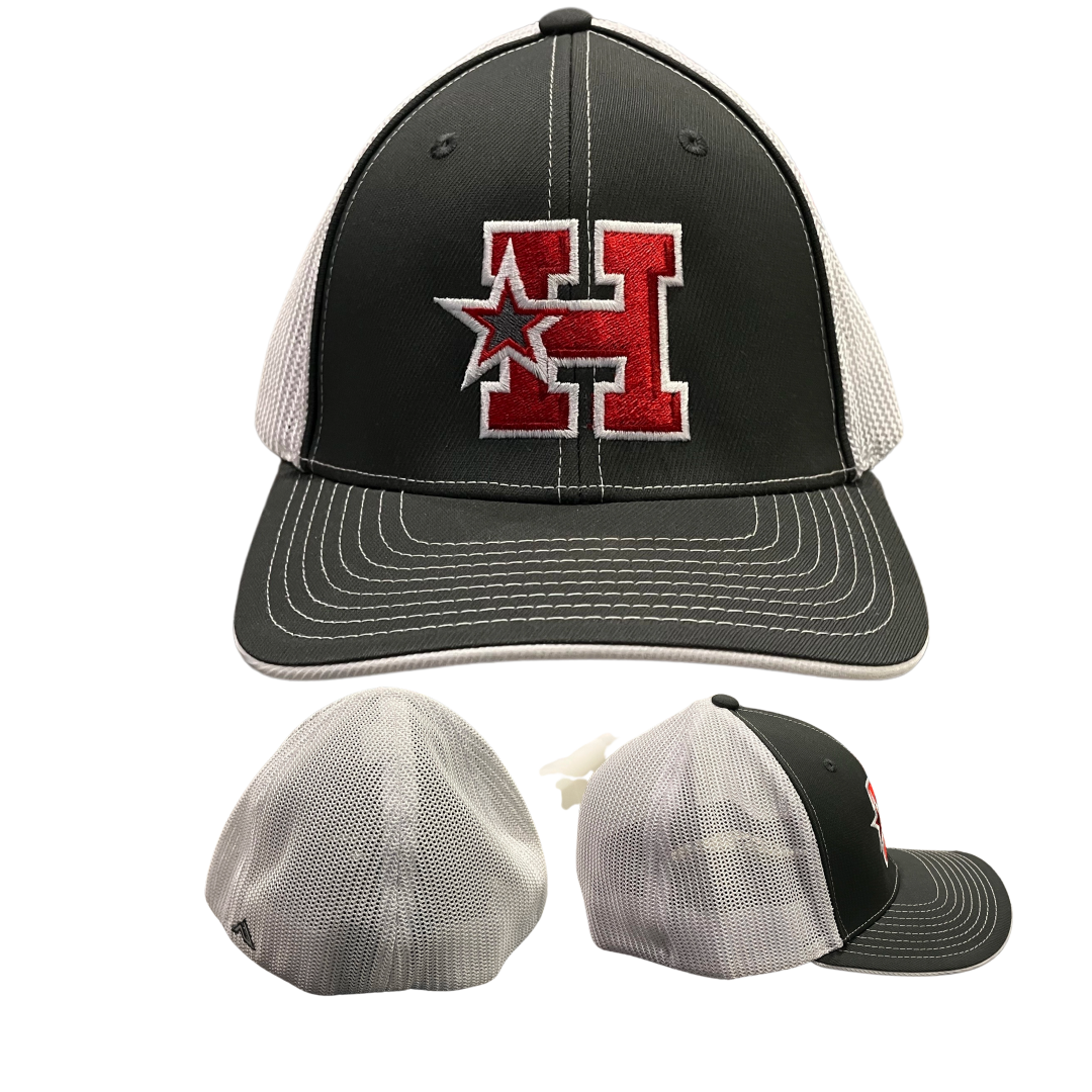 Pacific Black/White Fitted Hat