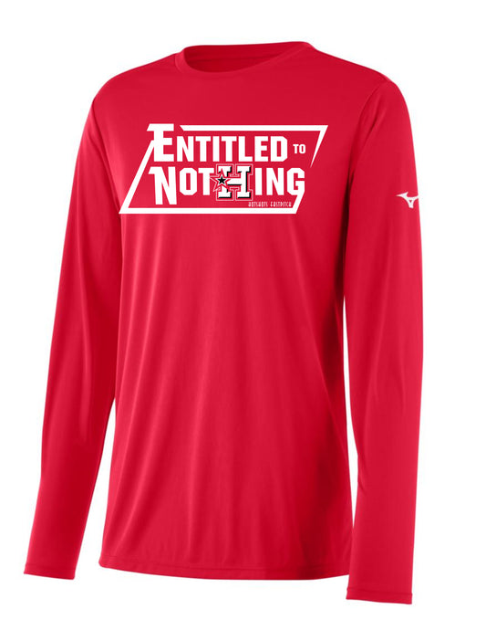 MIZUNO NXT "ENTITLED TO NOTHING" LOGO