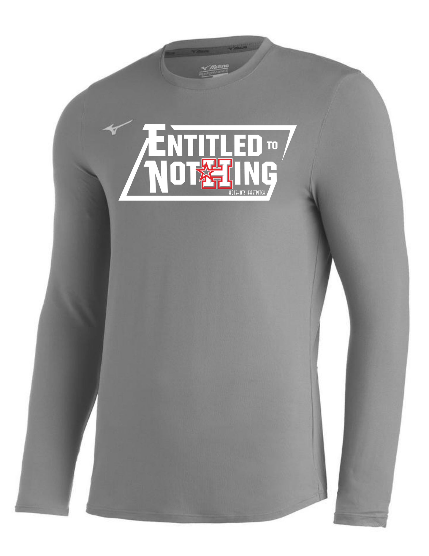 COMP DIAMOND LS CREW "Entitled to Nothing"  Logo