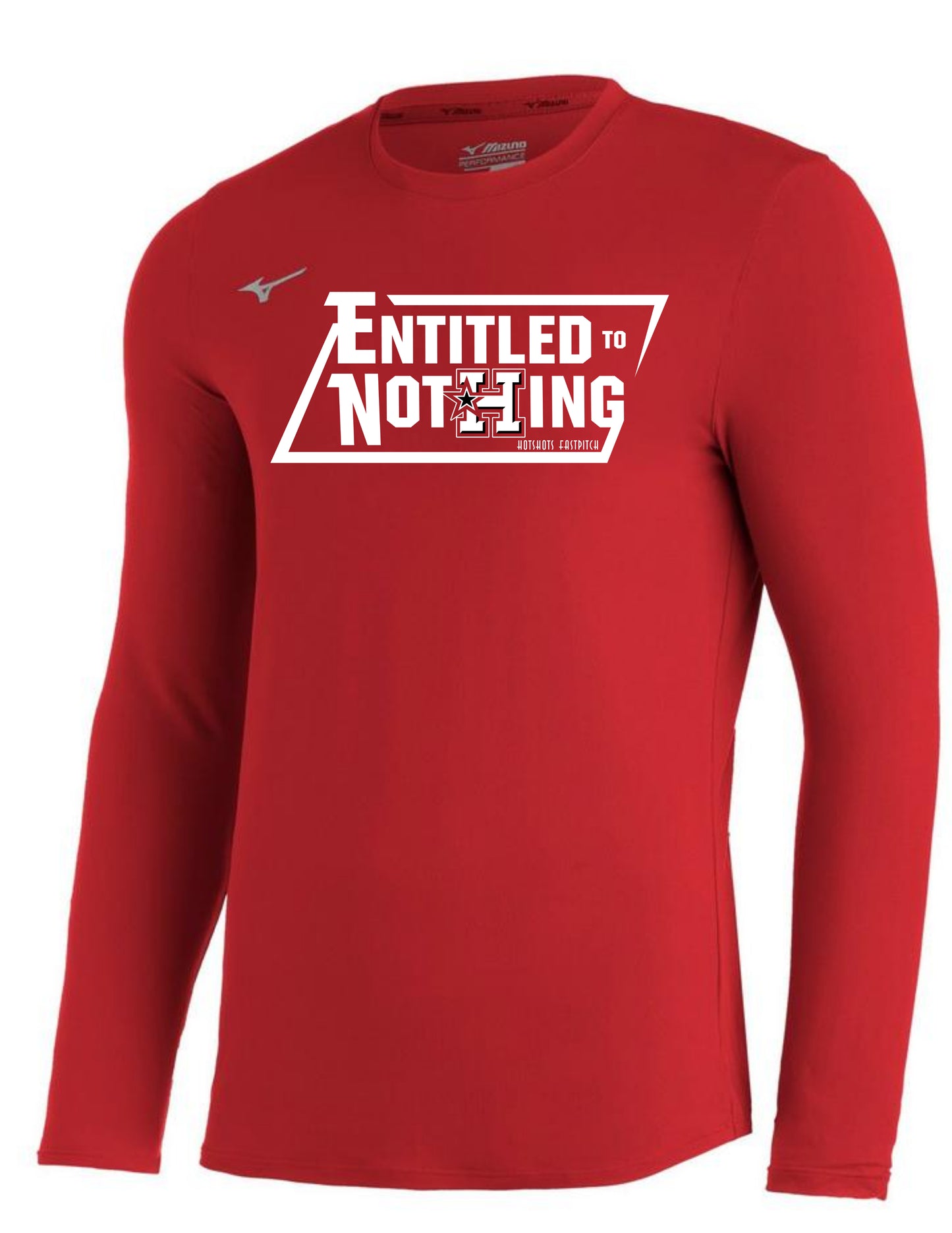 COMP DIAMOND LS CREW "Entitled to Nothing"  Logo