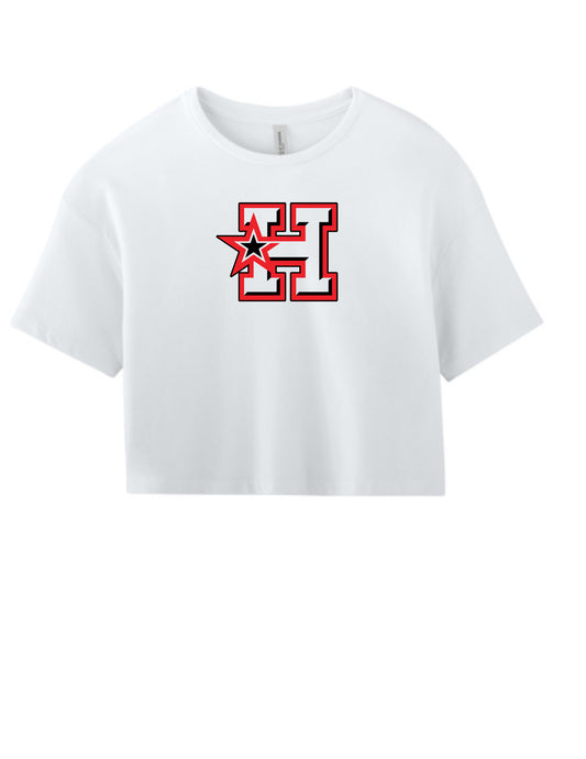 BELLA+CANVAS® Women’s Jersey Crop Tee H LOGO
