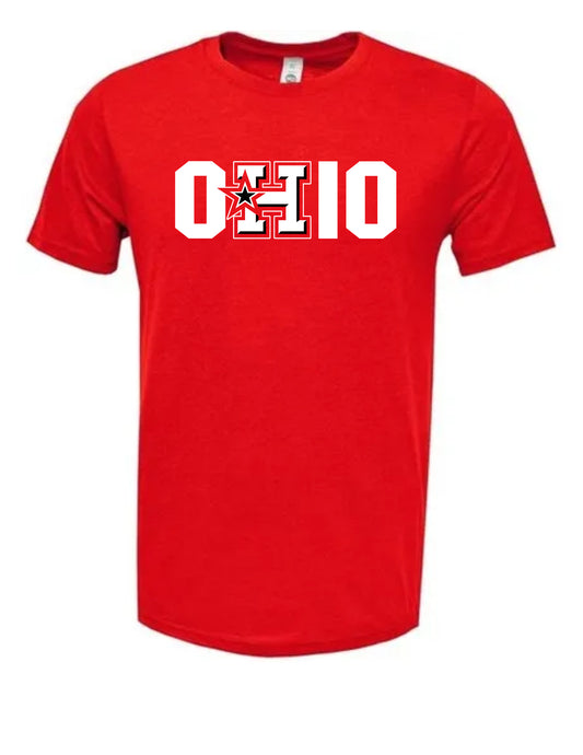 "OHIO" logo Adult Soft-Tek Blend T-Shirt