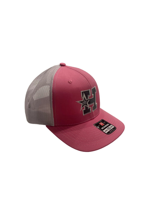 Richardson Pink/White BCA snapback