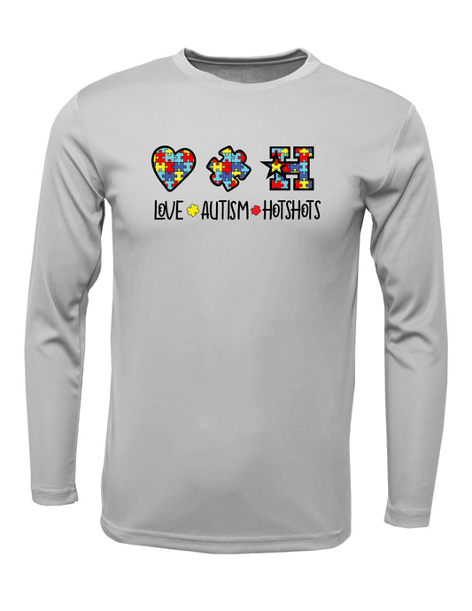Love Autism Hotshots Xtreme Tek long sleeve