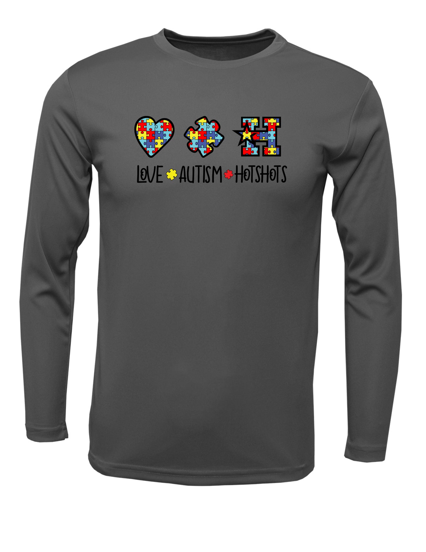 Love Autism Hotshots Xtreme Tek long sleeve