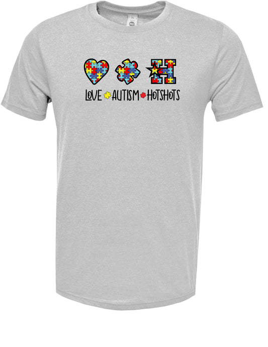 Love Autism Hotshots Soft Tek Blend SS