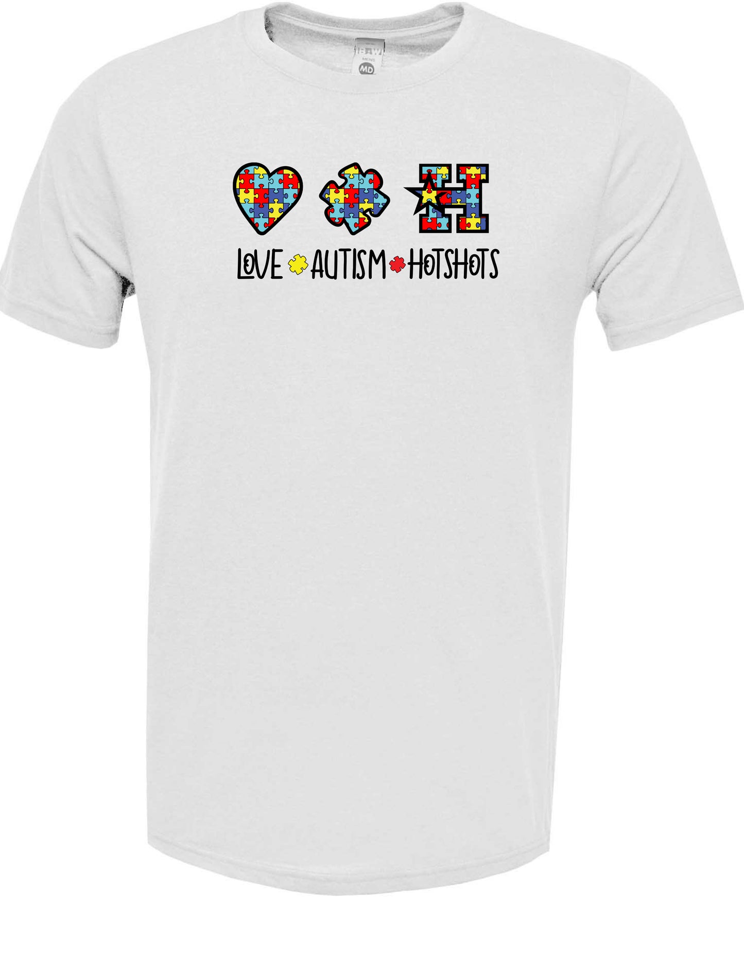 Love Autism Hotshots Soft Tek Blend SS