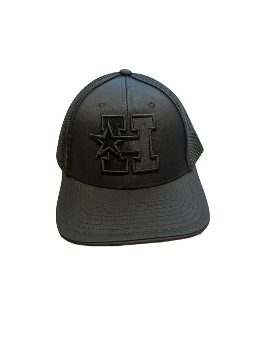 Pacific Fitted all Black with Puff H