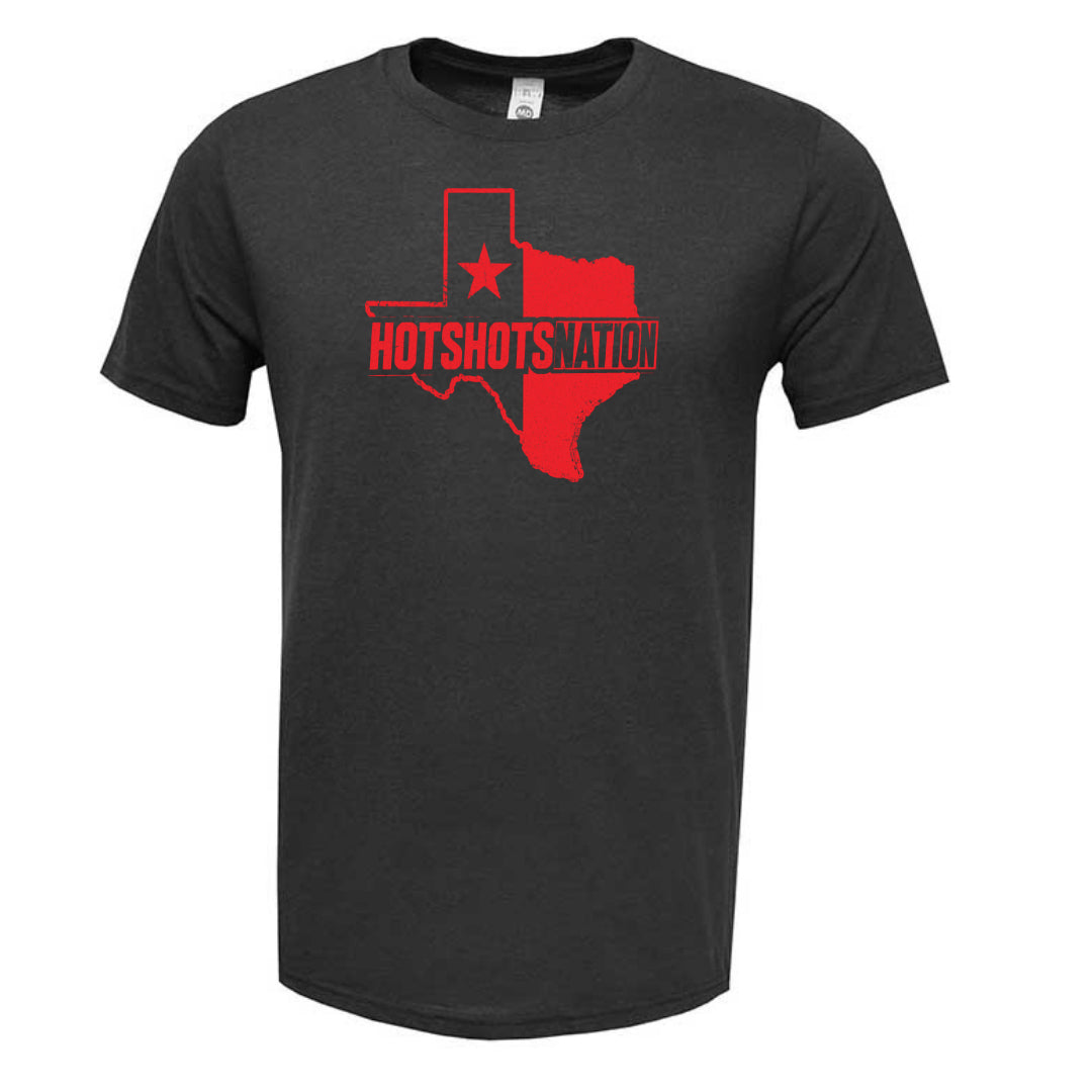 "HOTSHOTS NATION"  Adult Soft-Tek Blend T-Shirt