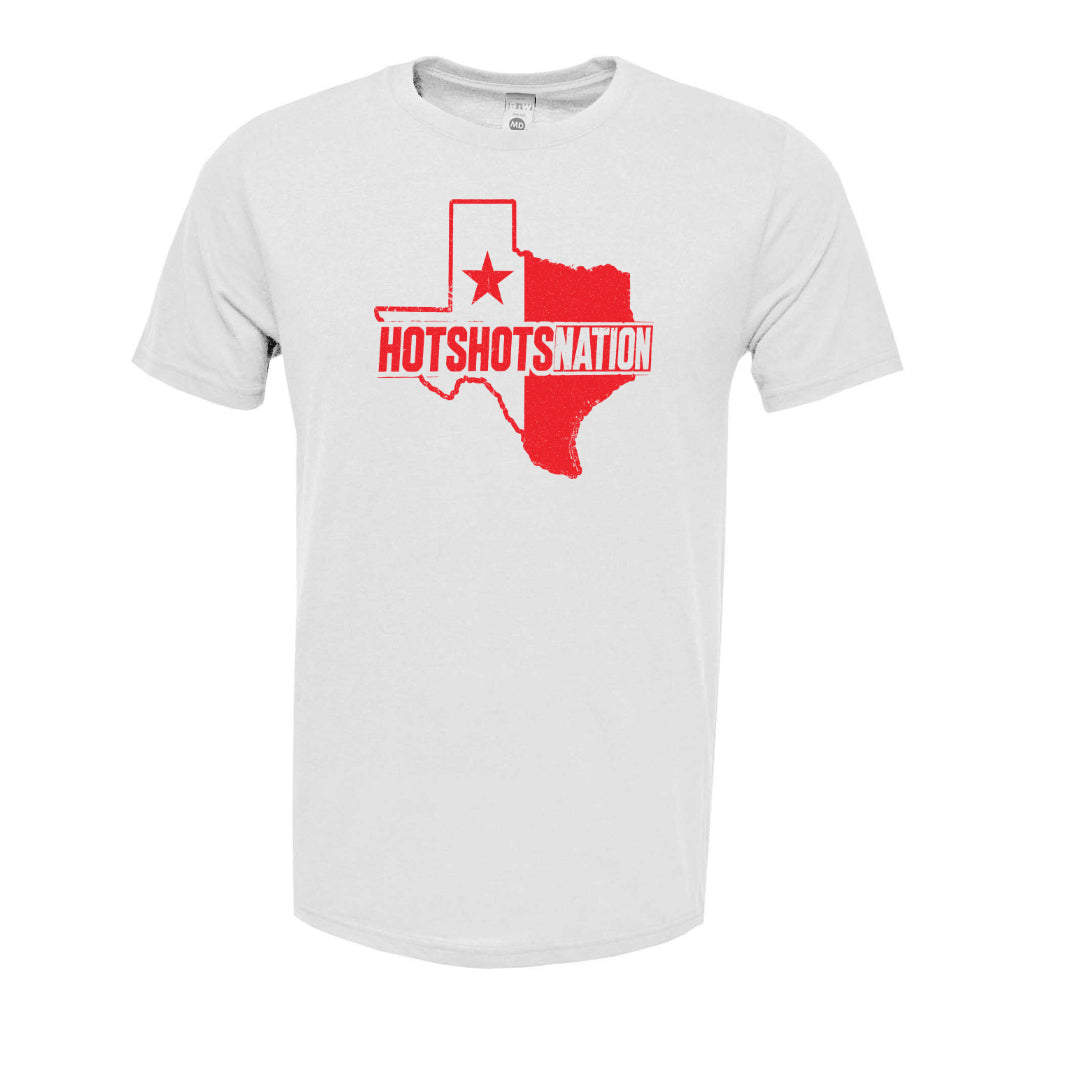 "HOTSHOTS NATION"  Adult Soft-Tek Blend T-Shirt