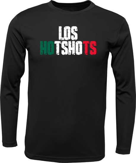 "LOS HOTSHOTS" Unisex Xtreme-Tek Long sleeve