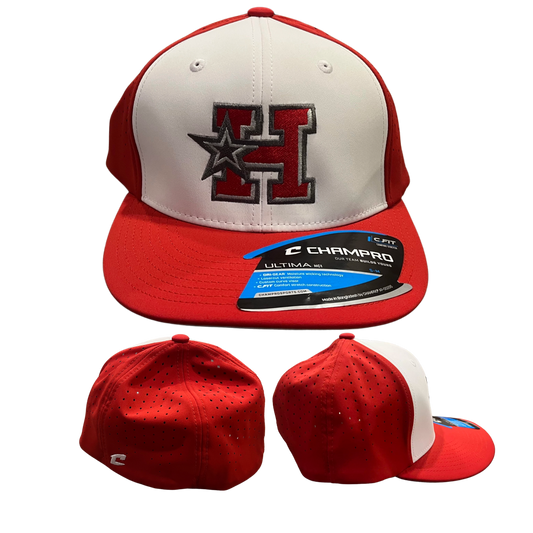 Champro Red/White Fitted Hat