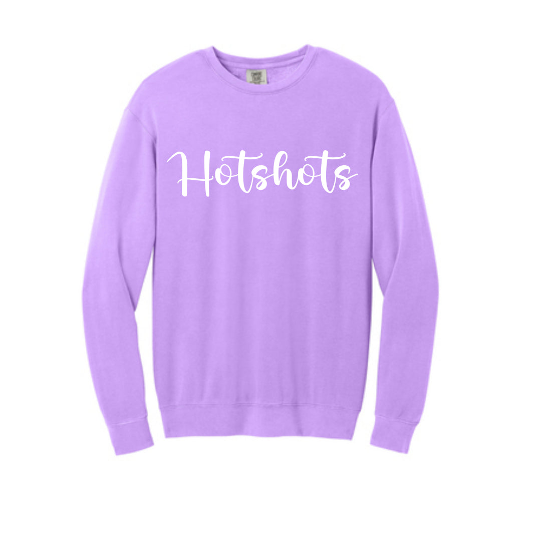 Comfort Colors® Lightweight Crewneck Sweatshirt "Script logo"