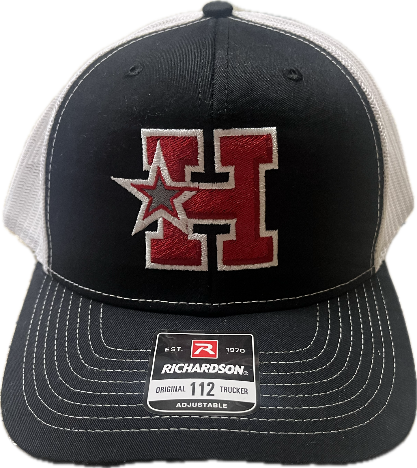 Richardson Black/ White Snapback