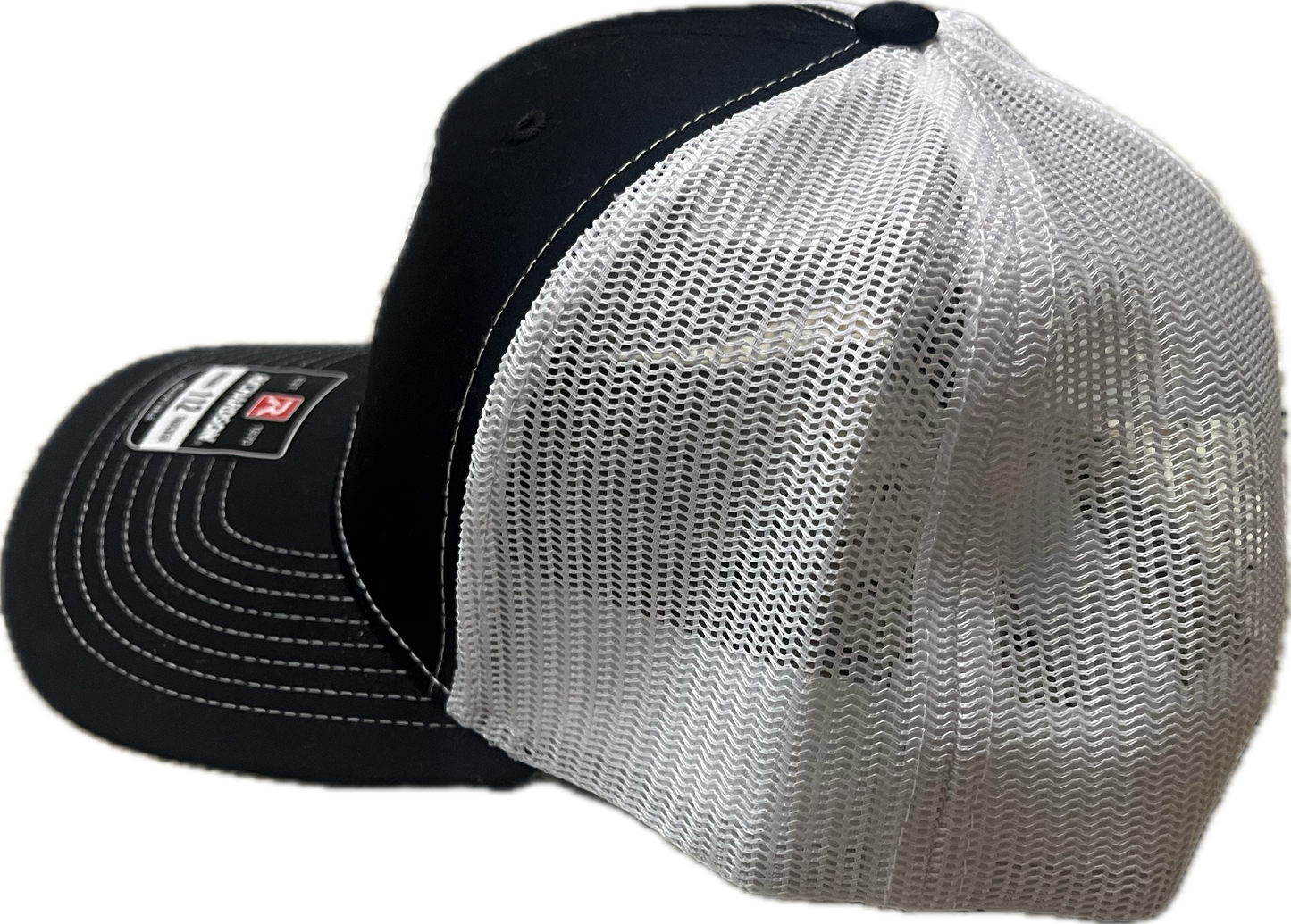 Richardson Black/ White Snapback