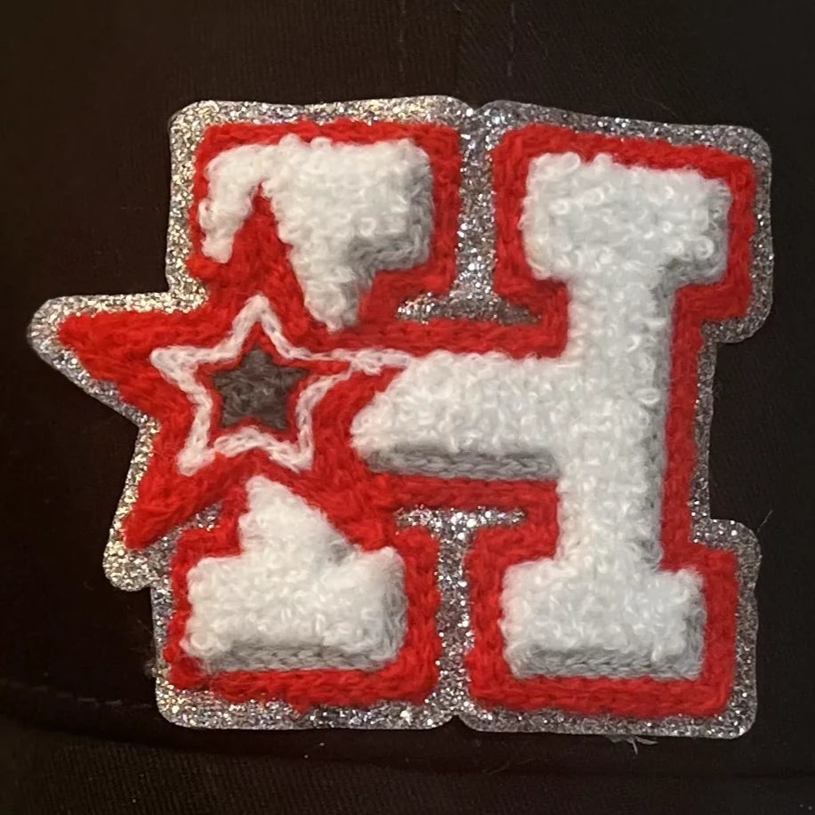 Custom "H" Chenille Patch