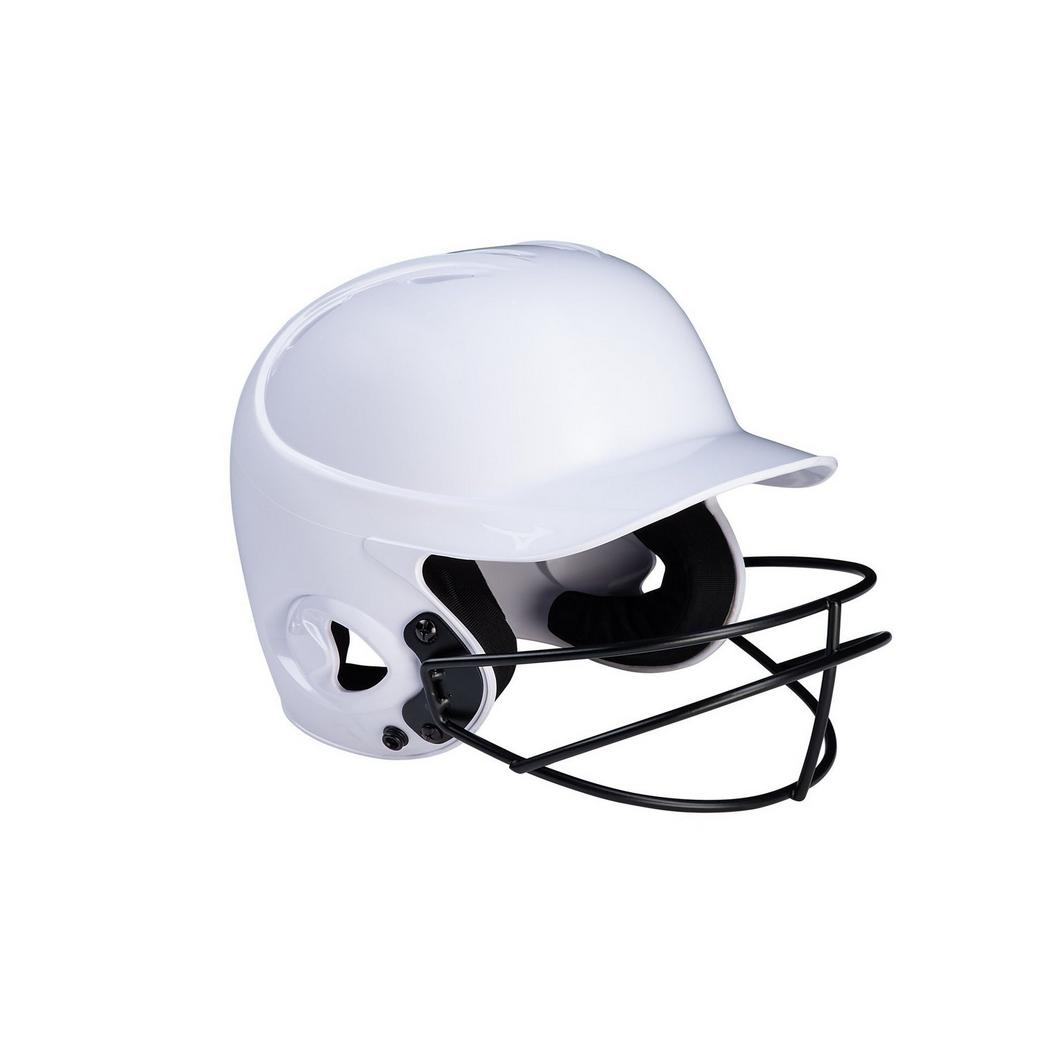 MVP SERIES SOLID BATTING HELMET WITH FASTPITCH SOFTBALL MASK
