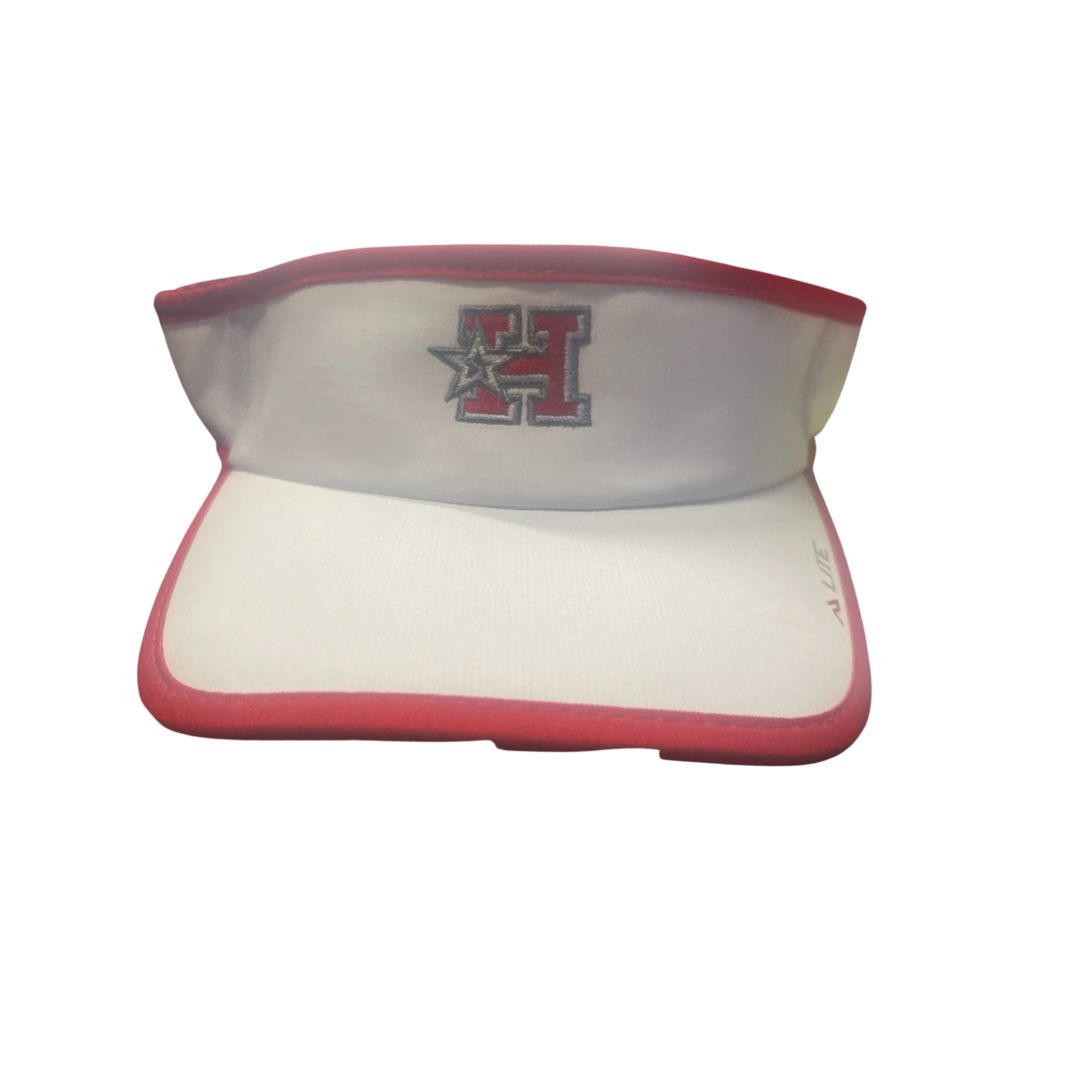 White/Red Visor